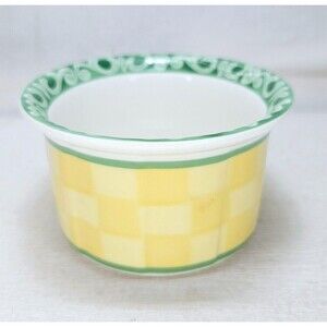 VILLEROY & BOCH Summerhouse Ramekin Souffle Small Dish 3 x 2.25" Vitro Porcelain